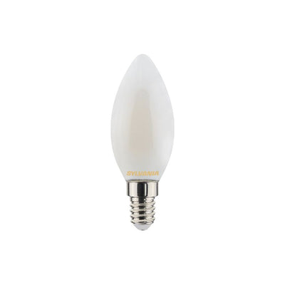 Vela de lámpara LED de Sylvania E14 470 LM Mat Dimmable