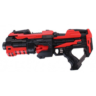 Tack Pro Blaster Shotgun Attack 45 cm de 11 piezas de rojo negro