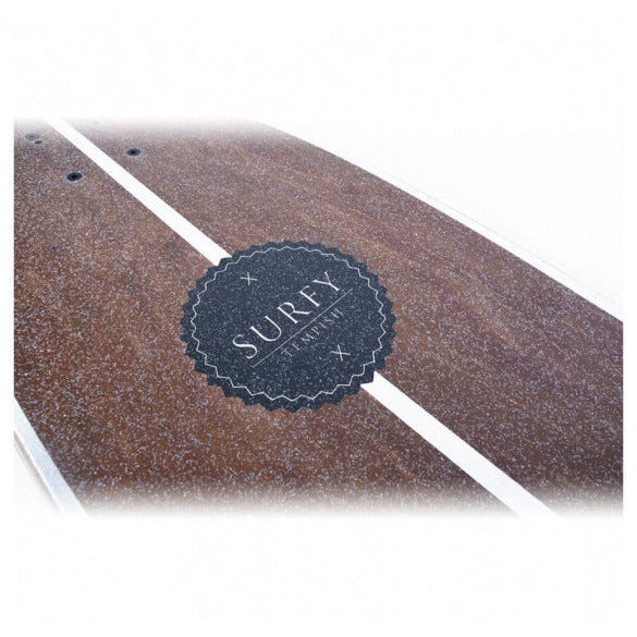 Longboard Surfy 82,5 x 23,5 cm marrone bianco