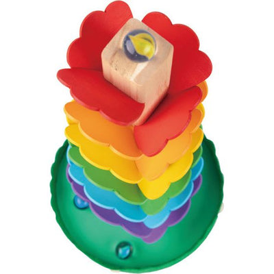 Toky Toky Toky Educational Woodn Marble Tower con melodia 7 pezzi
