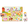 Toky Toy Educational Forma de madera Forma de rompecabezas de 10 piezas
