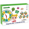 Tooky toy A Wonderful Day Educatief Houten Magneetbord 108-delig