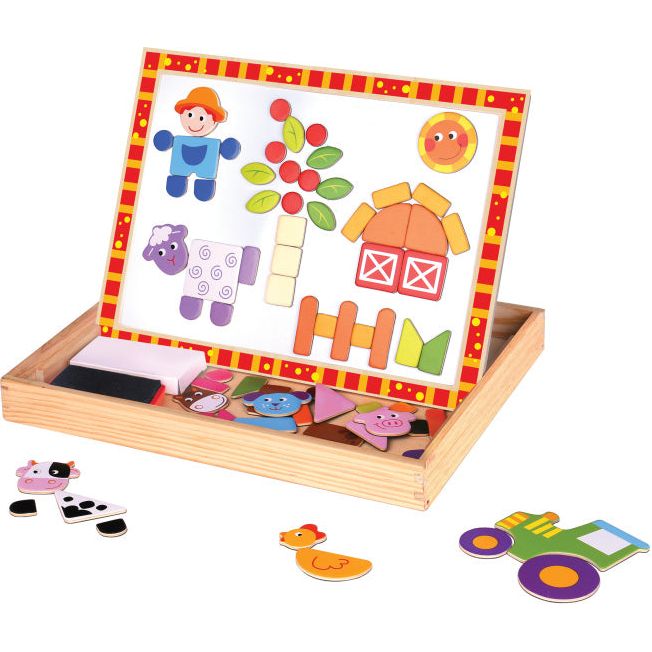 Toyy Toy Toy Educational Educational Chalkboard Farm da 85 pezzi da 85 pezzi