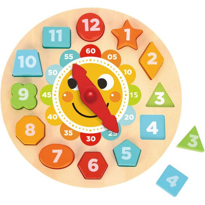 Toy Toyy Klok Klok Puzzel Educational Wooden Toys 13 pezzi