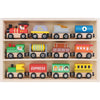 Tren de juguete de madera de juguete de toky 13 piezas