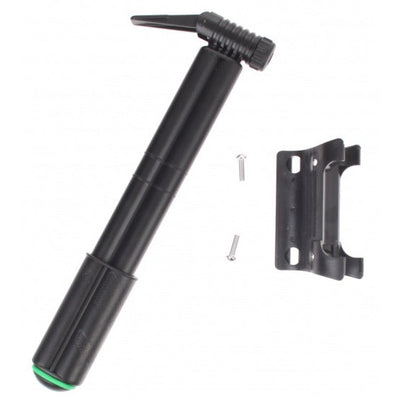 Mini bomba manual con doble cilindro negro