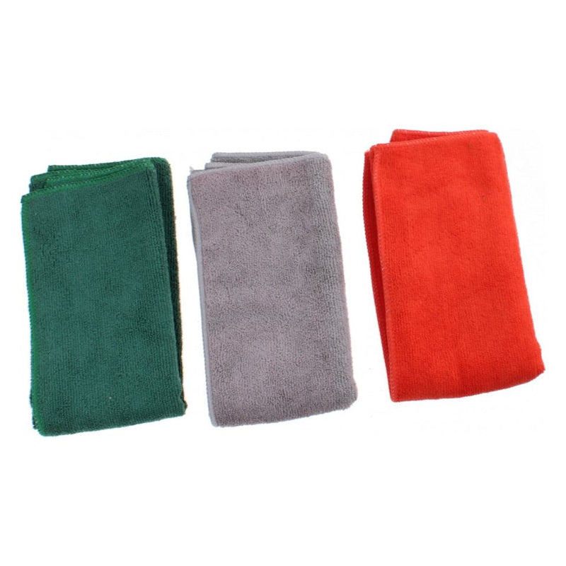 Pistas de microfibra brillo limpio 40 x 40 cm 3 piezas