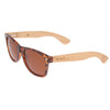 Wave Hawaii occhiali da sole Bamboo Taka Unisex Blank Brown