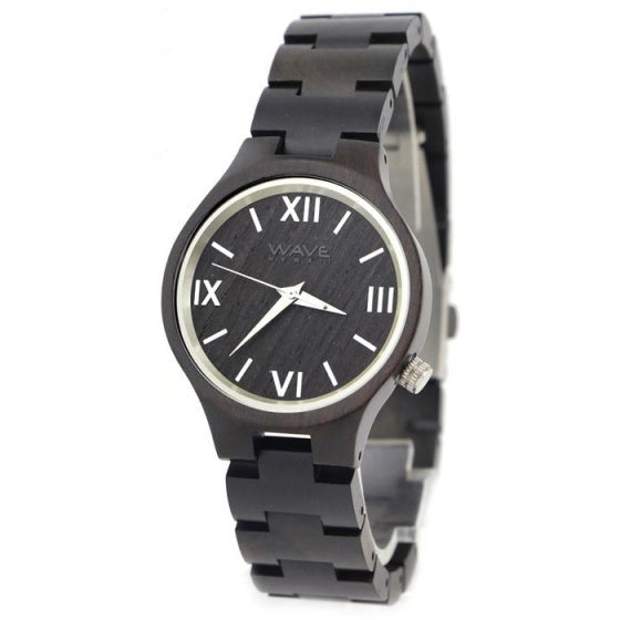 Wave Hawaii Watch Citizen Miyota Ladies 3,5 cm Black