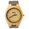 Wave Hawaii Watch Citizen Miyota Men 4,5 cm Bamboo Brown