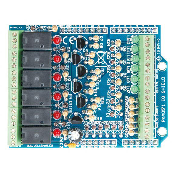 Whadda Arduino ethernet shield 7 x 5,5 cm groen zwart