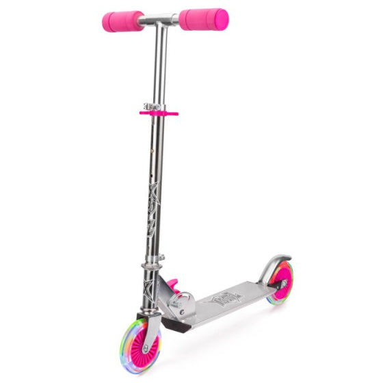 Xootz - plegable Stuntstep Foot Brake Girls Pink