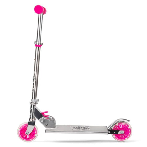 Xootz - plegable Stuntstep Foot Brake Girls Pink