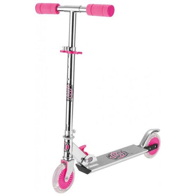 Xootz - plegable Stuntstep Foot Brake Girls Pink