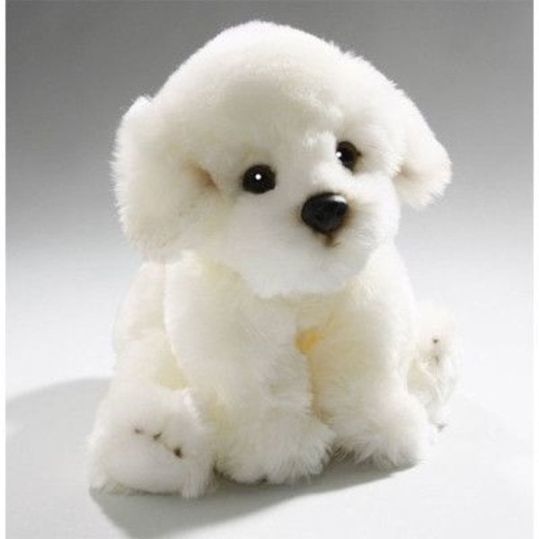 Cucciolo di bichon frize seduto 24 cm