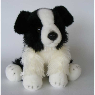 Border sentado Collie Black White 30 cm